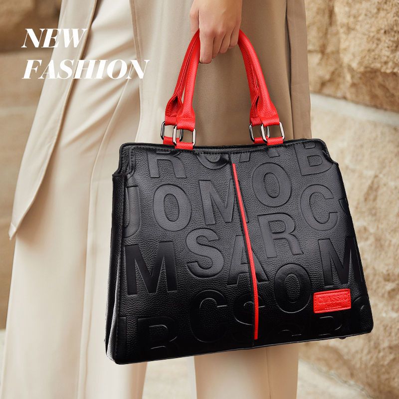 Letter Printed Luxury Handbag