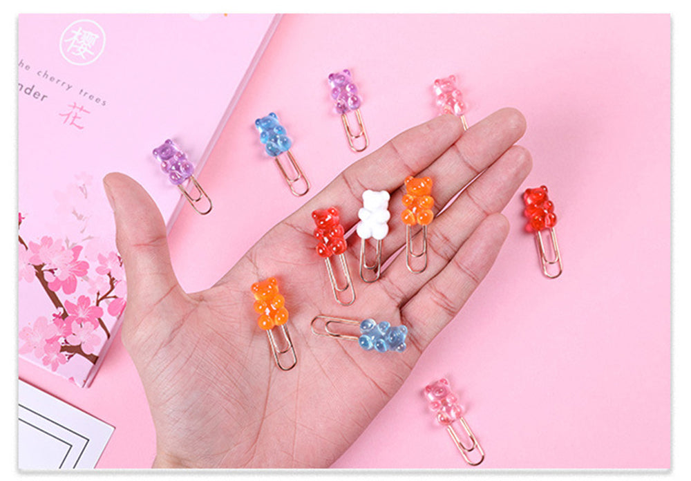 Gummy Bear Paper Clips