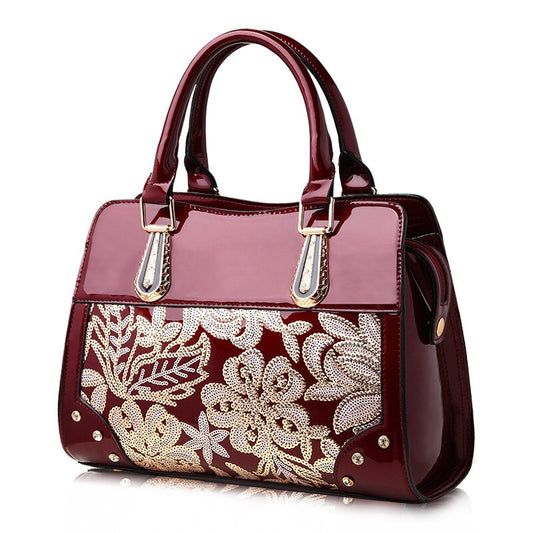 Sequin Flower Handbags