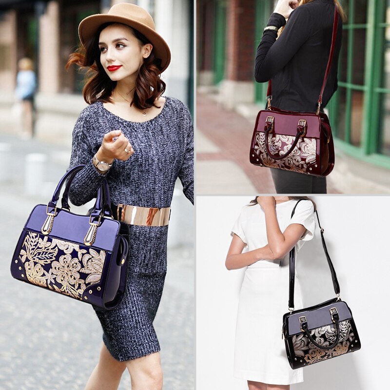 Sequin Flower Handbags