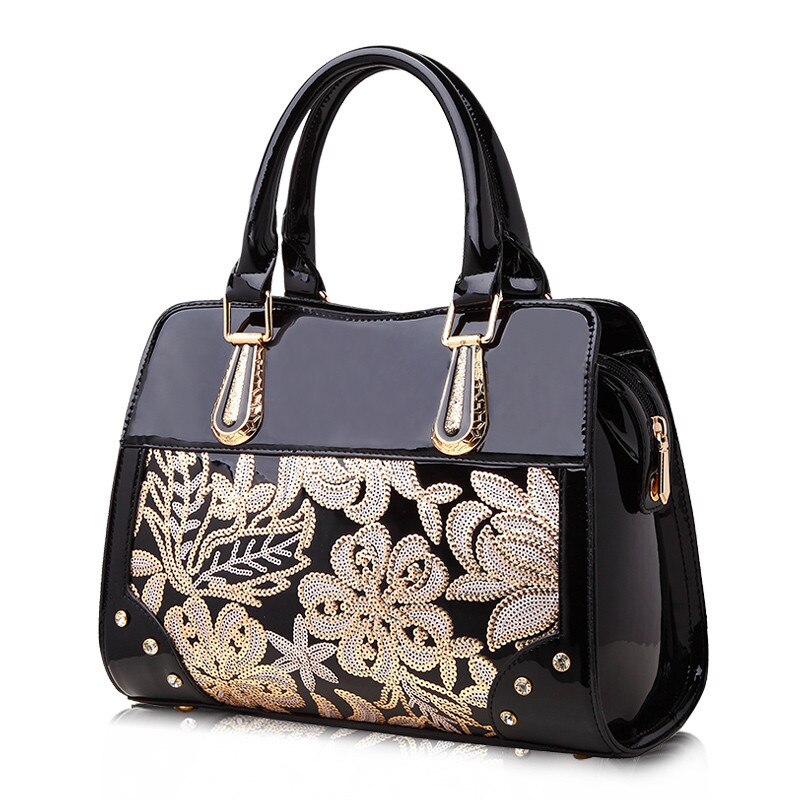 Sequin Flower Handbags