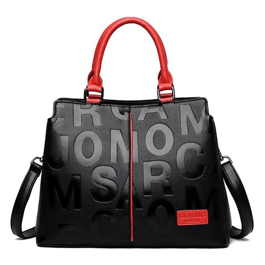 Letter Printed Luxury Handbag