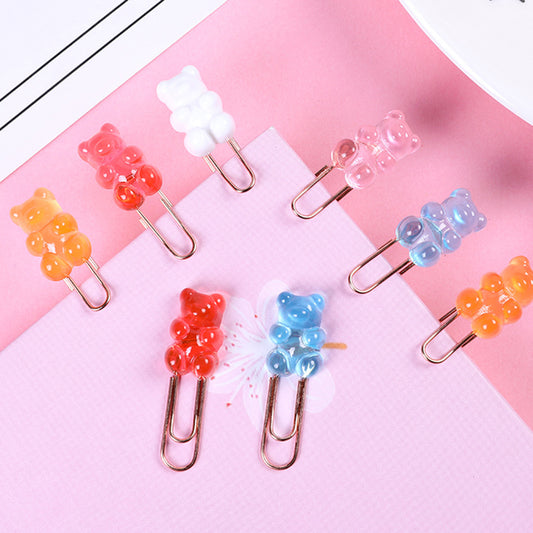 Gummy Bear Paper Clips