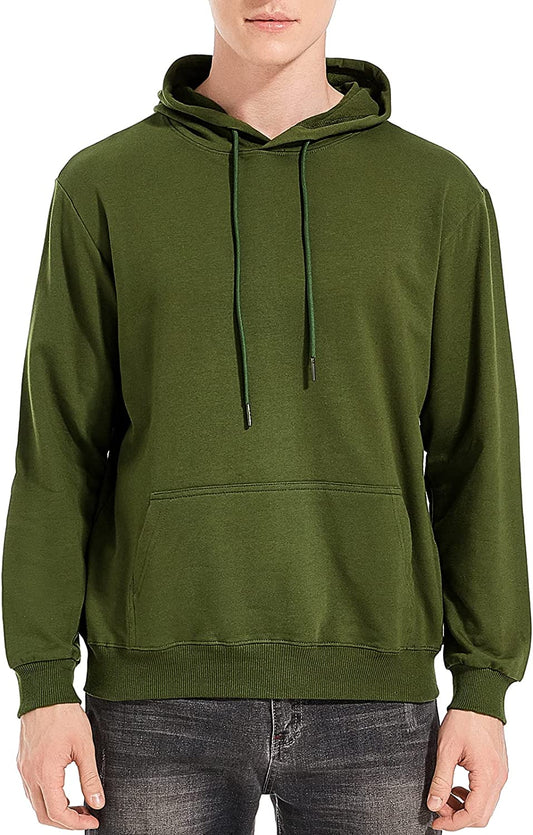 Green Cotton Hoodie